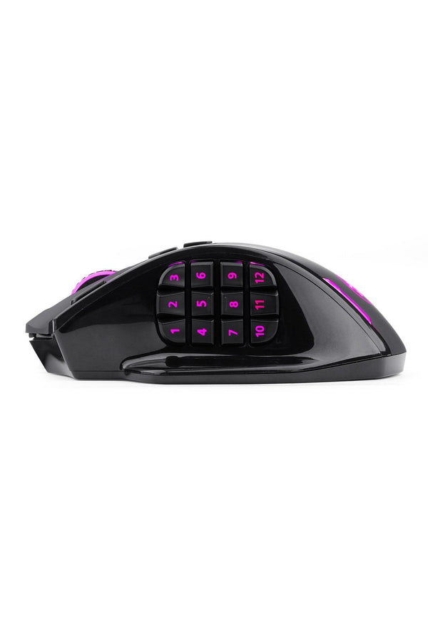 REDRAGON - Redragon M913 Impact Elite MMO Black Wireless Gaming Mouse - black