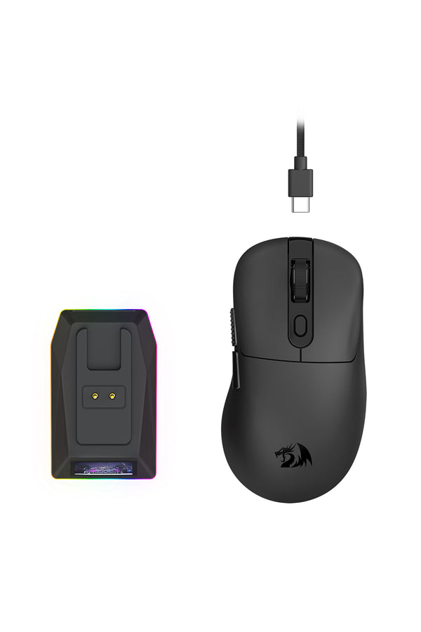 ELECTRONIC REBELLION - Ebony Dual 8K Mouse,Black-Black - black