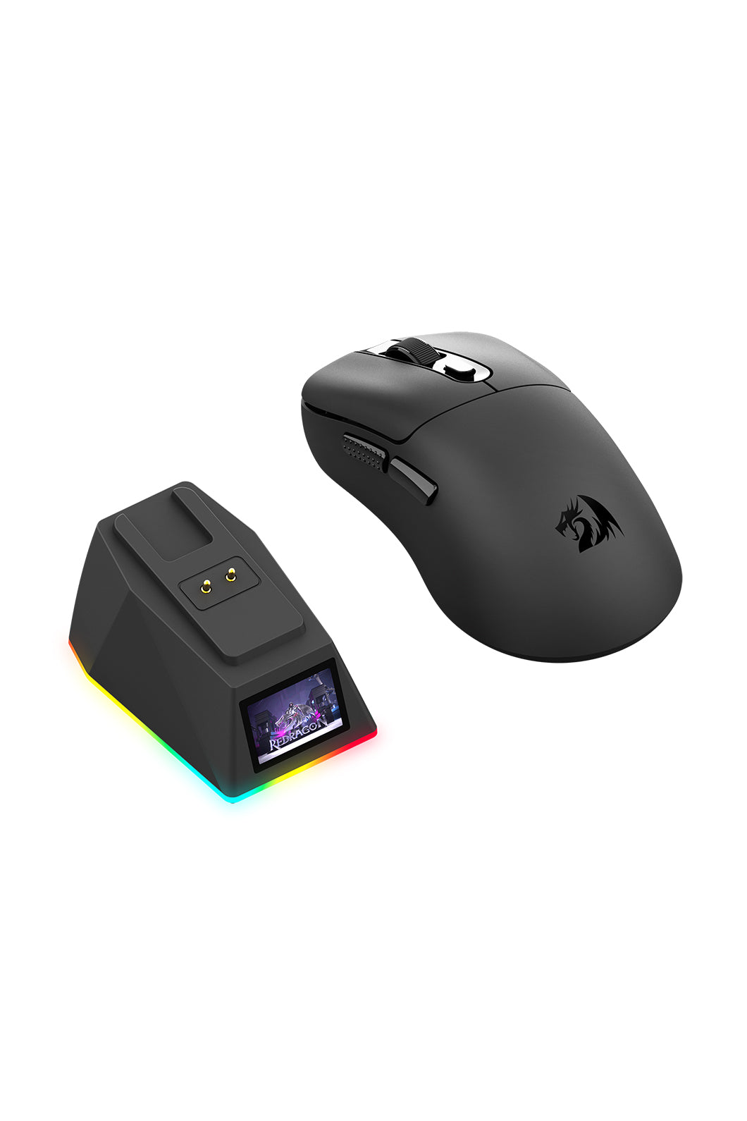 ELECTRONIC REBELLION - Ebony Dual 8K Mouse,Black-Black - black