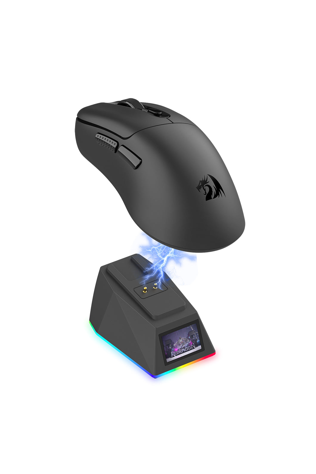ELECTRONIC REBELLION - Ebony Dual 8K Mouse,Black-Black - black