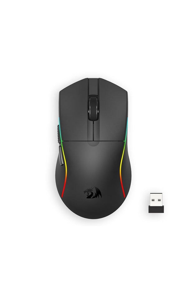 REDRAGON - Redragon M816-STD Deicide Black Ultra-Light Tri-Mode RGB Gaming Mouse - black