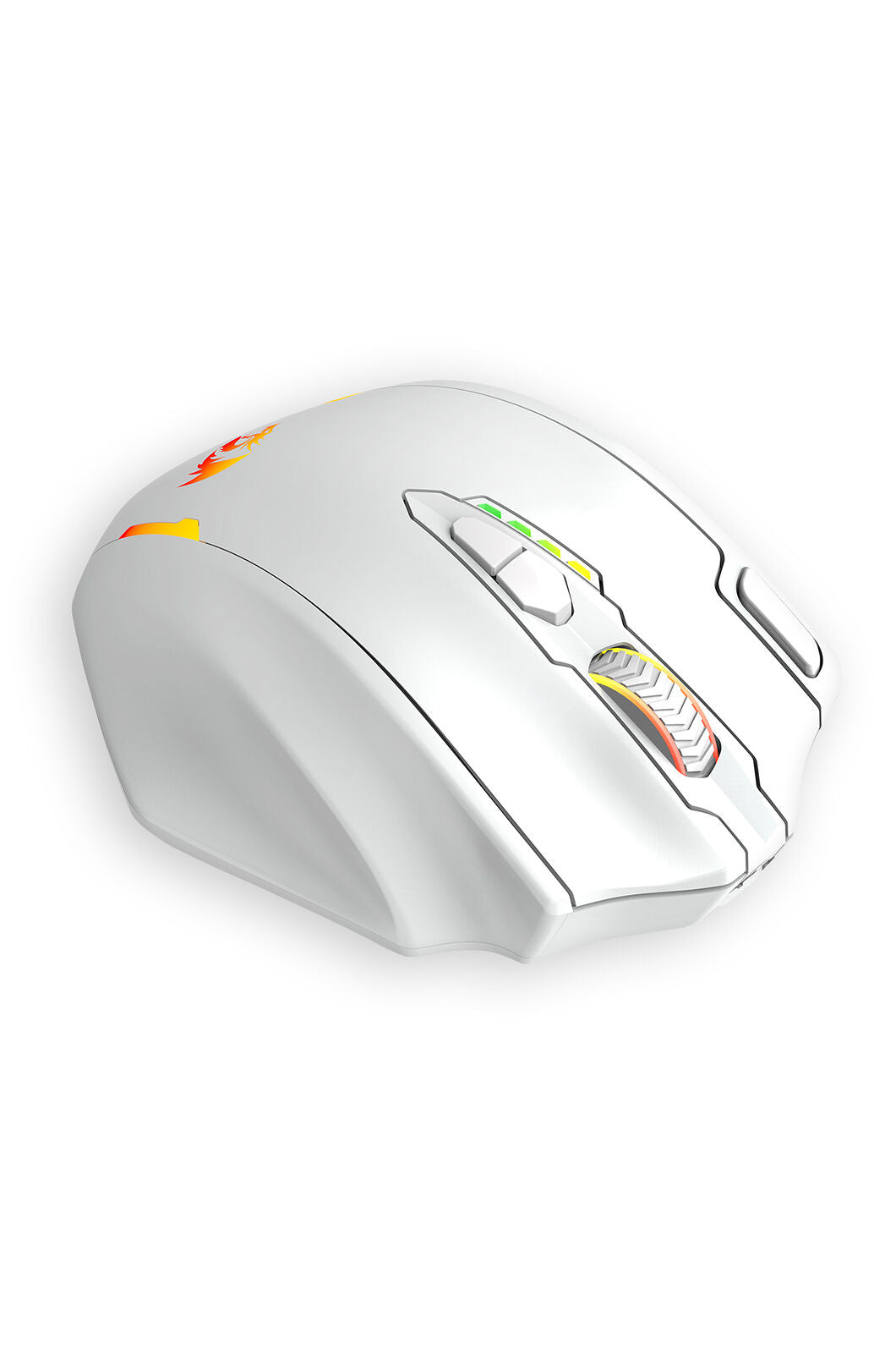 REDRAGON - Redragon M913W Impact Elite MMO White Wireless Gaming Mouse - white