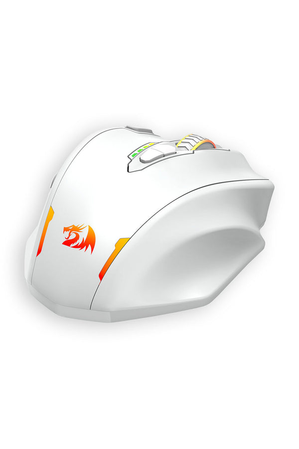 REDRAGON - Redragon M913W Impact Elite MMO White Wireless Gaming Mouse - white