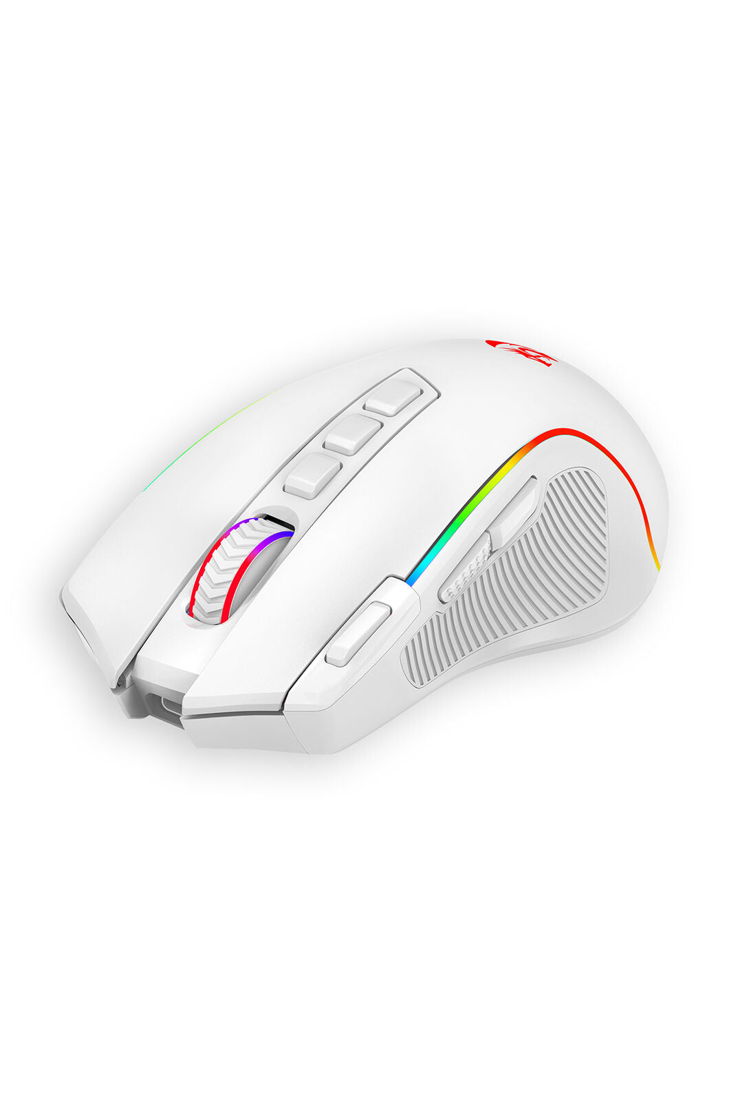 REDRAGON - Redragon M612-PRO Predator White Tri-Mode Wireless RGB Gaming Mouse - white