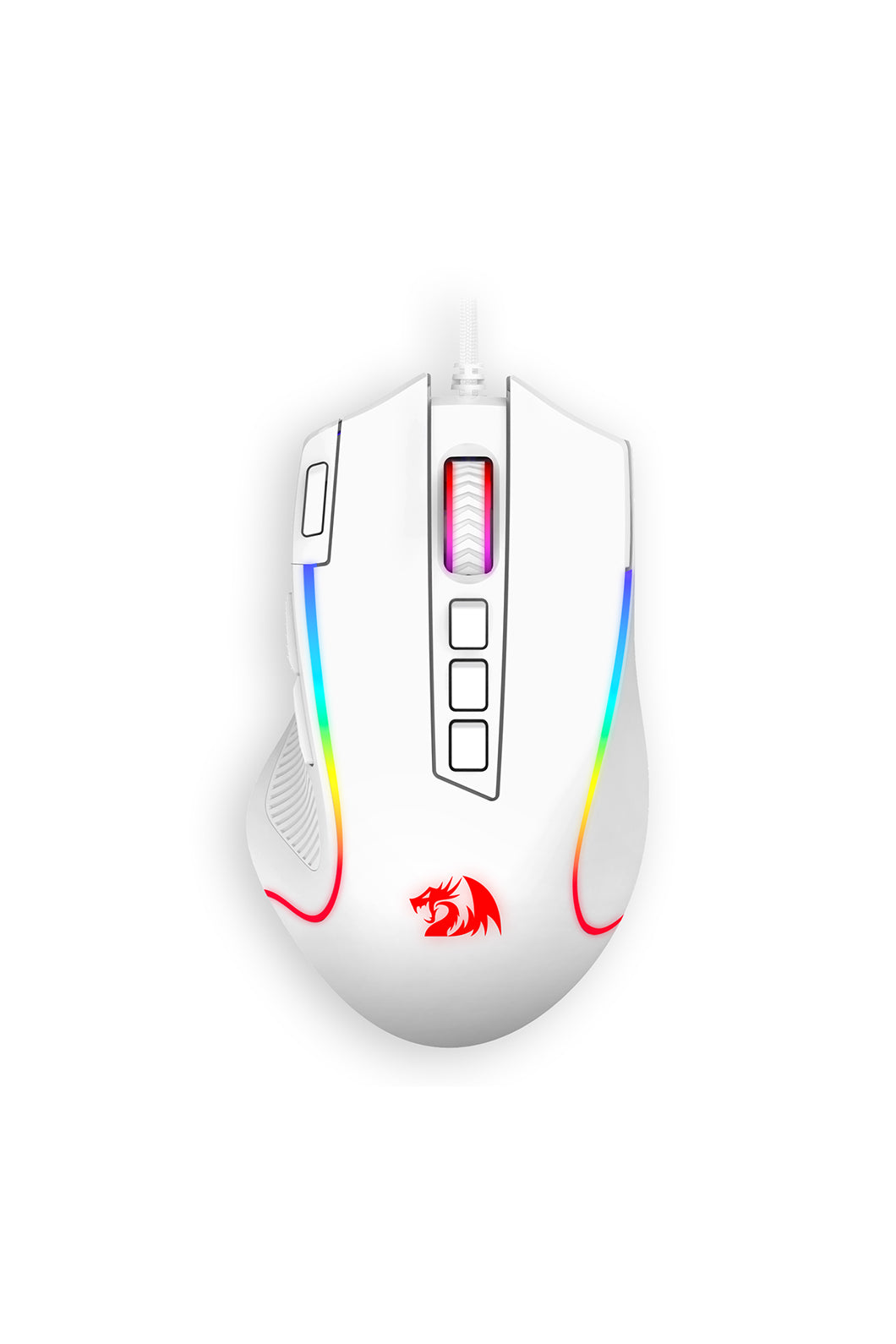REDRAGON - Redragon M612W Predator Gaming Mouse Wired RGB Rapid Fire - white