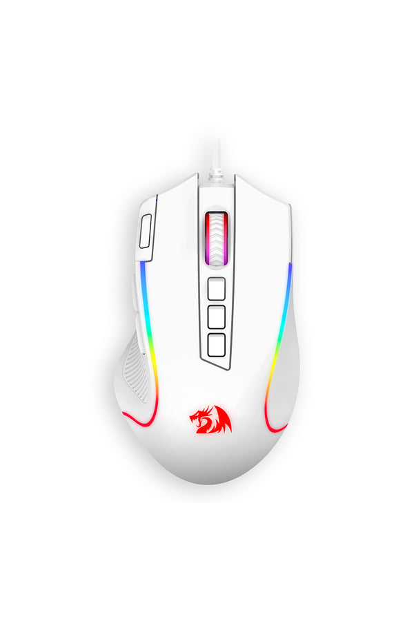 REDRAGON - Redragon M612W Predator Gaming Mouse Wired RGB Rapid Fire - white