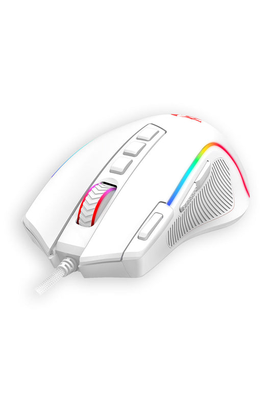 REDRAGON - Redragon M612W Predator Gaming Mouse Wired RGB Rapid Fire - white