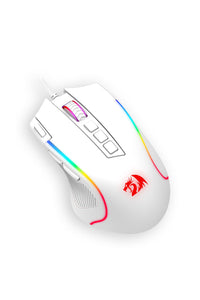 REDRAGON - Redragon M612W Predator Gaming Mouse Wired RGB Rapid Fire - white