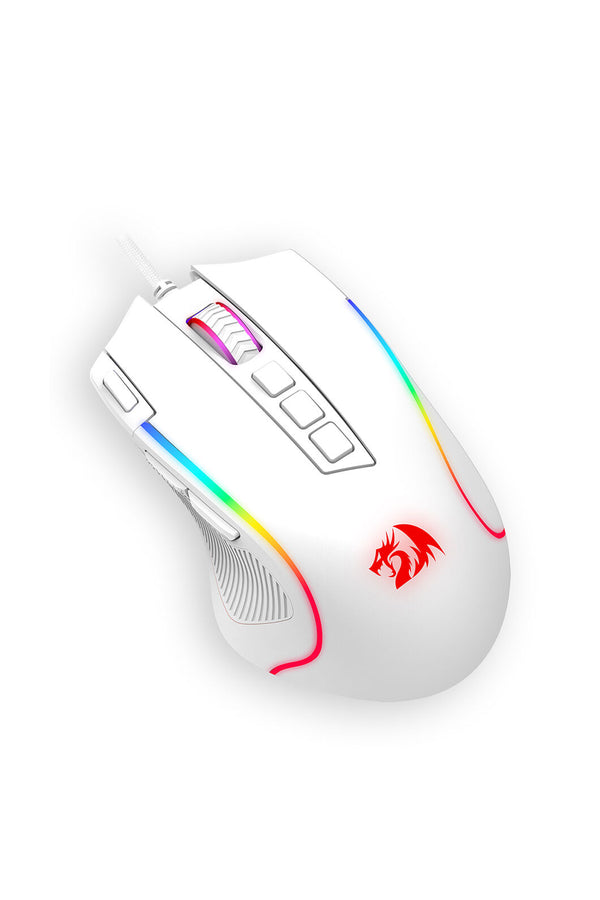 REDRAGON - Redragon M612W Predator Gaming Mouse Wired RGB Rapid Fire - white