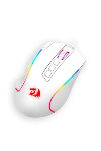 REDRAGON - Redragon M612W Predator Gaming Mouse Wired RGB Rapid Fire - white