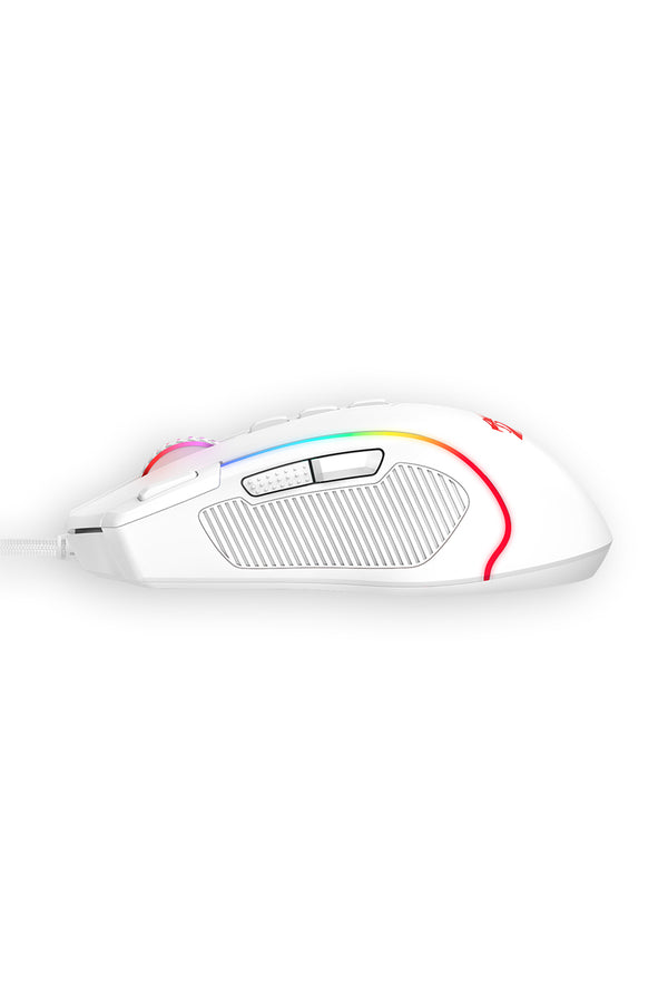 REDRAGON - Redragon M612W Predator Gaming Mouse Wired RGB Rapid Fire - white
