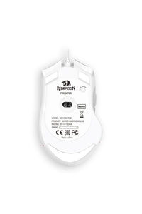 REDRAGON - Redragon M612W Predator Gaming Mouse Wired RGB Rapid Fire - white