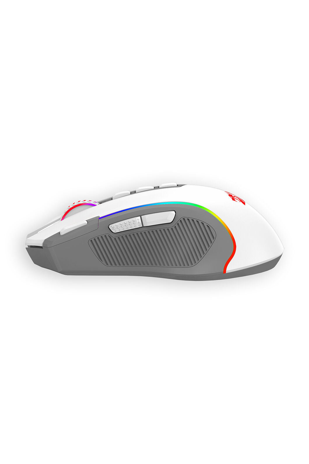 REDRAGON - Redragon Predator M612WG Pro Mouse Tri-Mode Wireless RGB Programable - white-grey