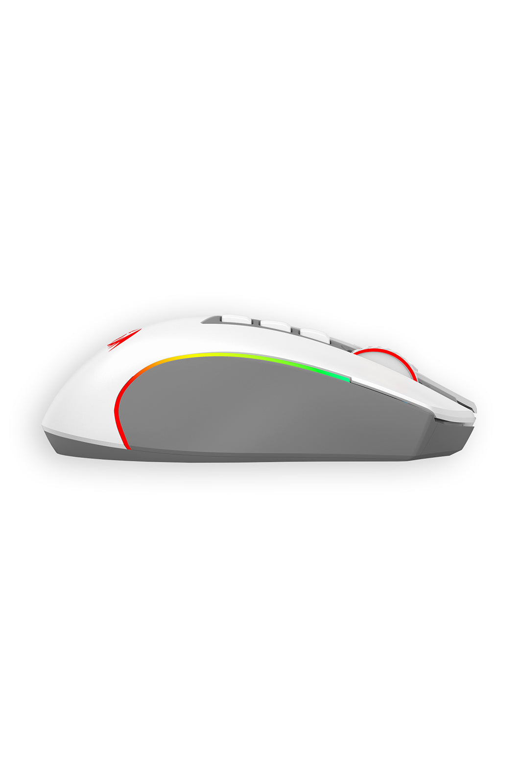 REDRAGON - Redragon Predator M612WG Pro Mouse Tri-Mode Wireless RGB Programable - white-grey