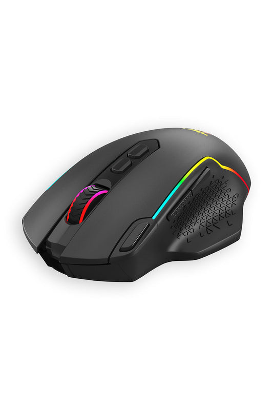 REDRAGON - Redragon M810RGB-MAX Taipan Black Tri-Mode Wireless Gaming Mouse - black