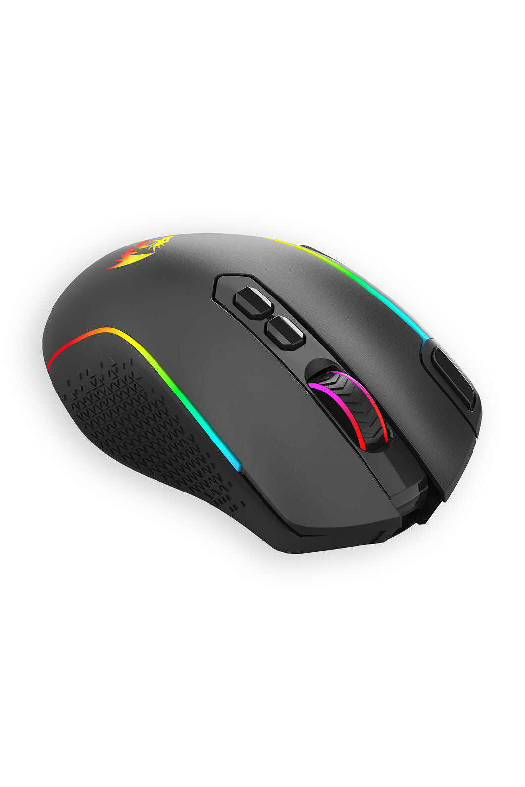 REDRAGON - Redragon M810RGB-MAX Taipan Black Tri-Mode Wireless Gaming Mouse - black