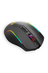 REDRAGON - Redragon M810RGB-MAX Taipan Black Tri-Mode Wireless Gaming Mouse - black