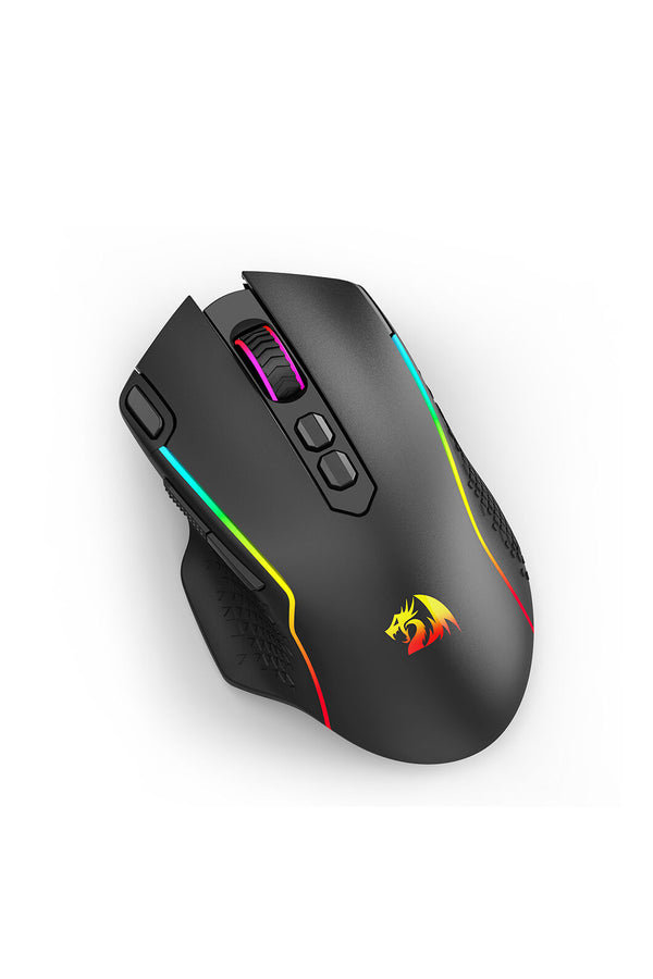 REDRAGON - Redragon M810RGB-MAX Taipan Black Tri-Mode Wireless Gaming Mouse - black