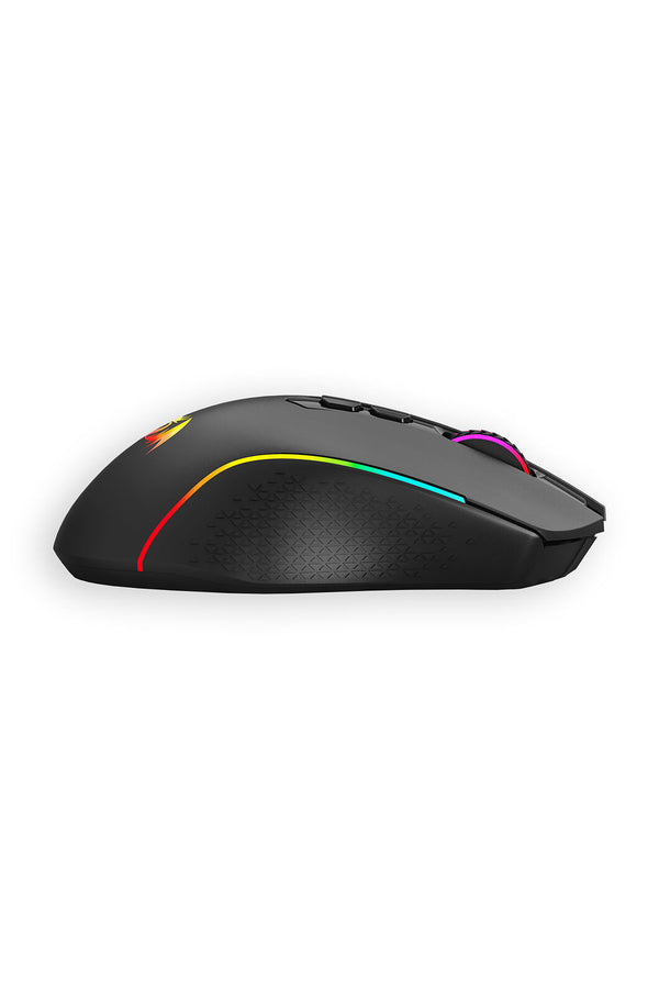 REDRAGON - Redragon M810RGB-MAX Taipan Black Tri-Mode Wireless Gaming Mouse - black