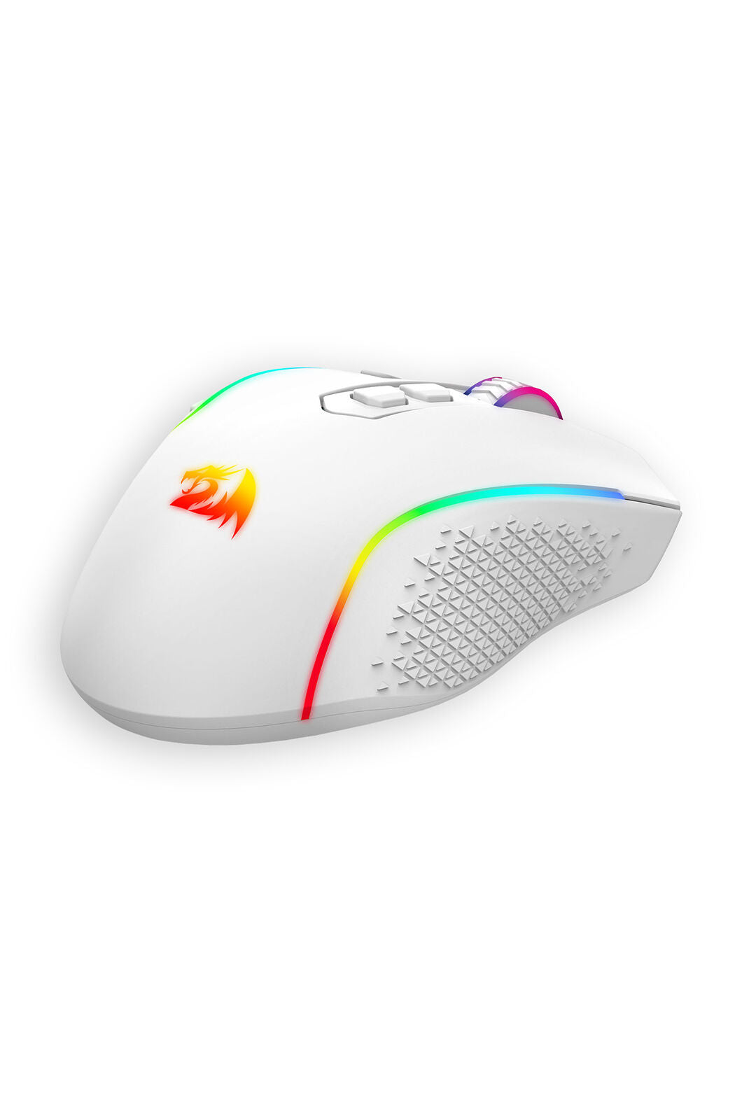 REDRAGON - Redragon M810W-RGB-MAX Taipan White Tri-Mode Wireless Gaming Mouse - white