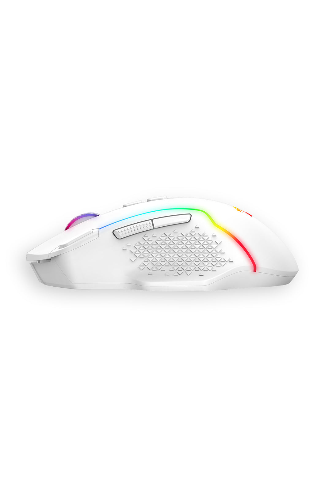 REDRAGON - Redragon M810W-RGB-MAX Taipan White Tri-Mode Wireless Gaming Mouse - white