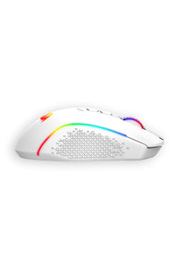 REDRAGON - Redragon M810W-RGB-MAX Taipan White Tri-Mode Wireless Gaming Mouse - white