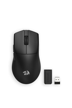 REDRAGON - Redragon K1NG M916 PRO Black 49g Ultra-Lightweight 3-Mode PAW3395 Gaming Mouse - black