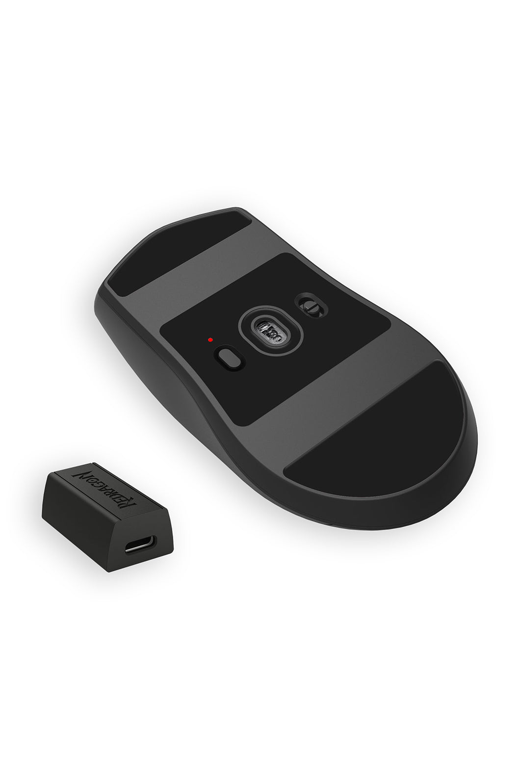 REDRAGON - Redragon K1NG M916 PRO Black 49g Ultra-Lightweight 3-Mode PAW3395 Gaming Mouse - black