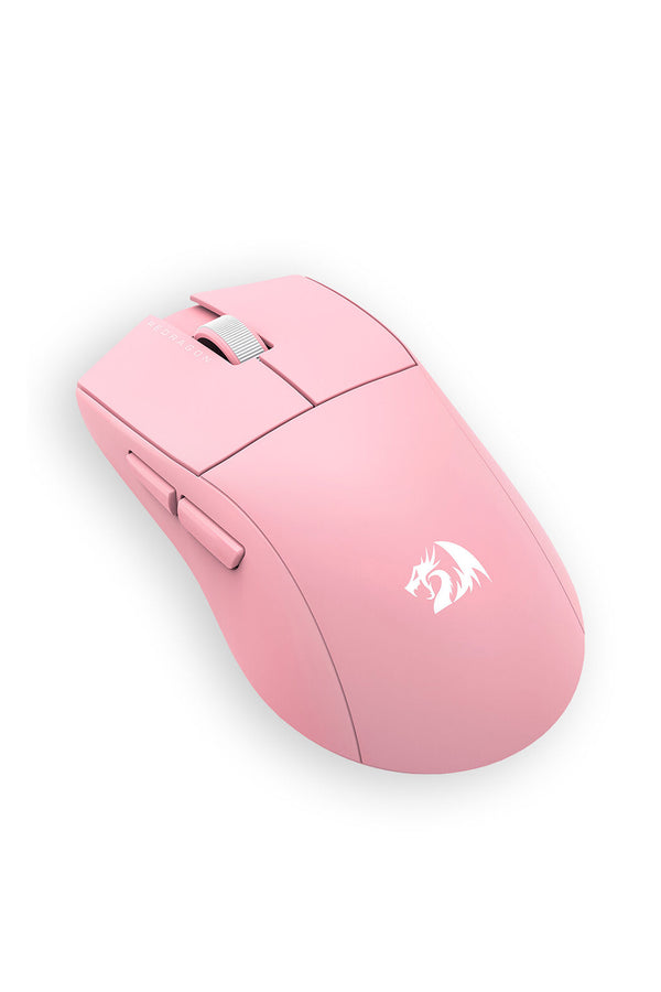 REDRAGON - Redragon K1NG M916 PRO Pink 49g Ultra-Lightweight 3-Mode PAW3395 Gaming Mouse - pink