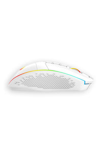 REDRAGON - Redragon M991 White Tri-Mode Wireless 26K DPI Mechanical Gaming Mouse - white