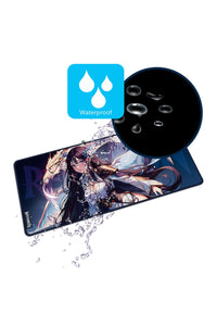 REDRAGON - Redragon P046 L Aki L Black Large Waterproof Stitched Edge Gaming Mouse Pad - black