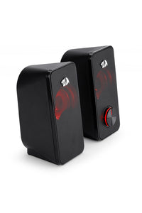 REDRAGON - Redragon GS500 Stentor Black Desktop Stereo Gaming Speakers - black