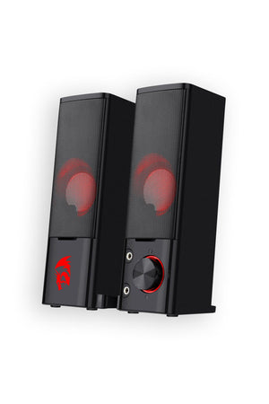 REDRAGON - Redragon GS550 Orpheus Black Compact Stereo Sound Bar Speaker - black