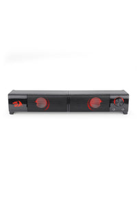 REDRAGON - Redragon GS550 Orpheus Black Compact Stereo Sound Bar Speaker - black