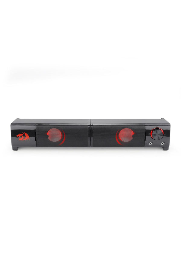 REDRAGON - Redragon GS550 Orpheus Black Compact Stereo Sound Bar Speaker - black