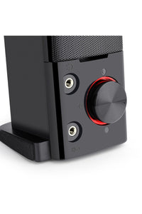 REDRAGON - Redragon GS550 Orpheus Black Compact Stereo Sound Bar Speaker - black