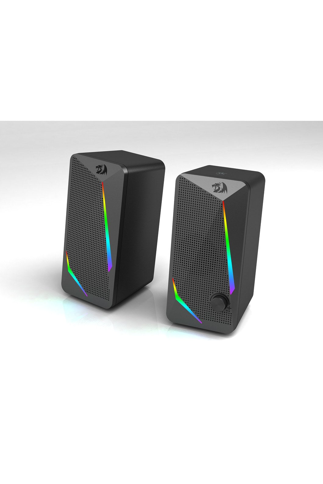 REDRAGON - Redragon GS510 Waltz Black Compact RGB Desktop Gaming Speakers - black