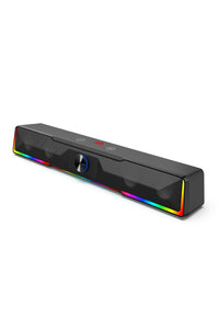 REDRAGON - Redragon GS516 Catnonn Black Extra-Wide RGB Bluetooth Sound Bar Speaker - black