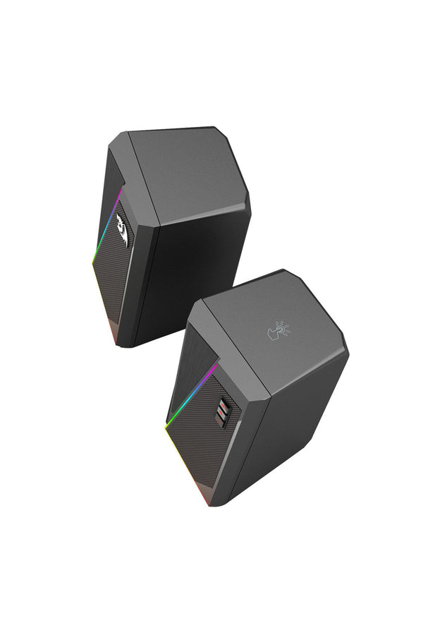 REDRAGON - Redragon GS520 Anvil Black Vertical RGB Touch Control Desktop Speaker - black