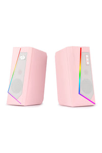 REDRAGON - Redragon GS520P Anvil Pink Vertical RGB Touch Control Desktop Speaker - pink
