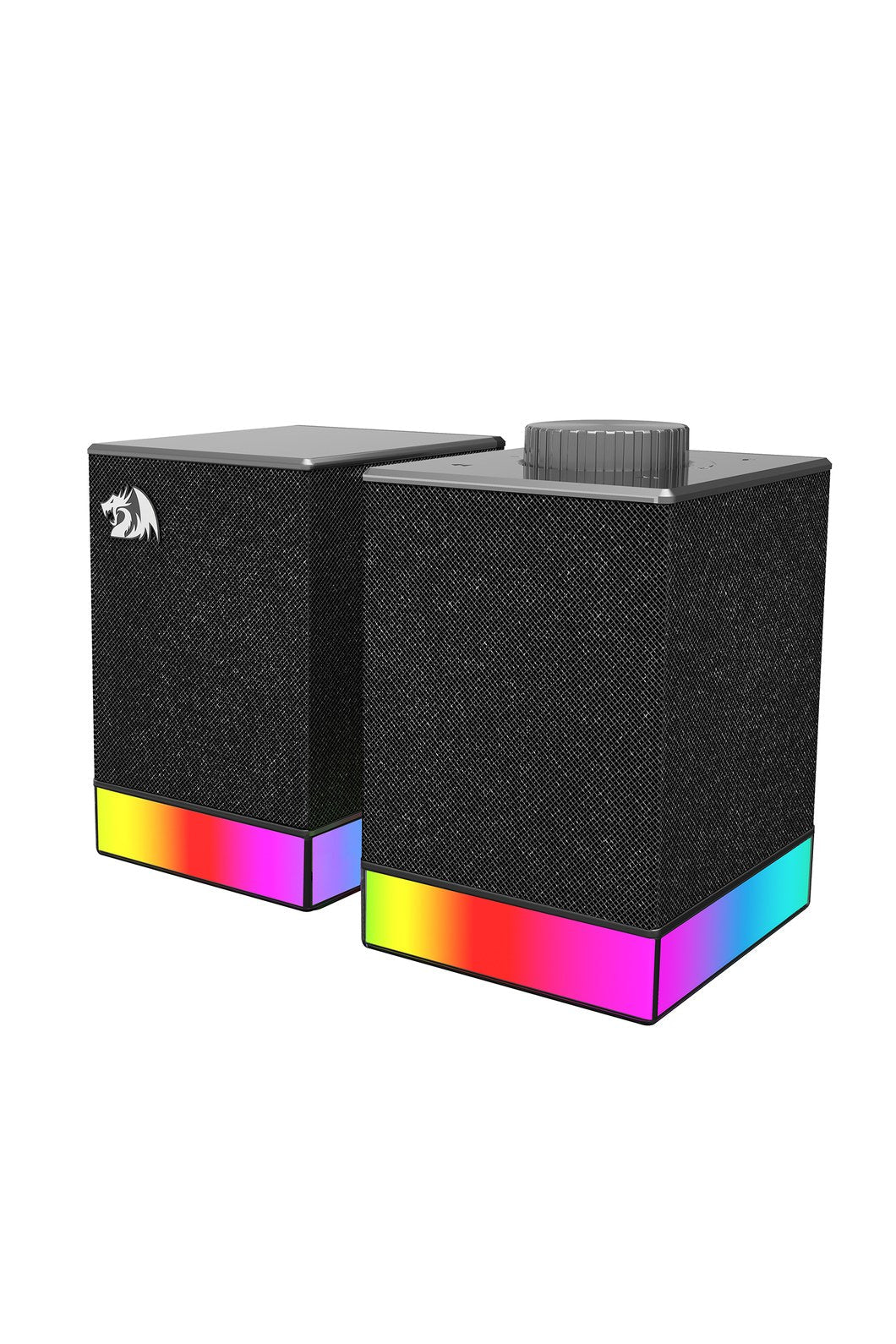 REDRAGON - Redragon GS517 Glyph Black Compact RGB Touch Control Desk Speaker - black