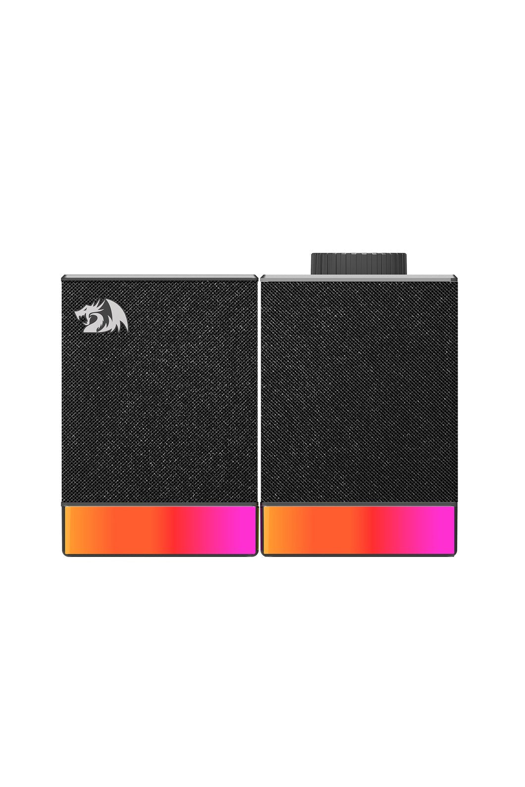REDRAGON - Redragon GS517 Glyph Black Compact RGB Touch Control Desk Speaker - black