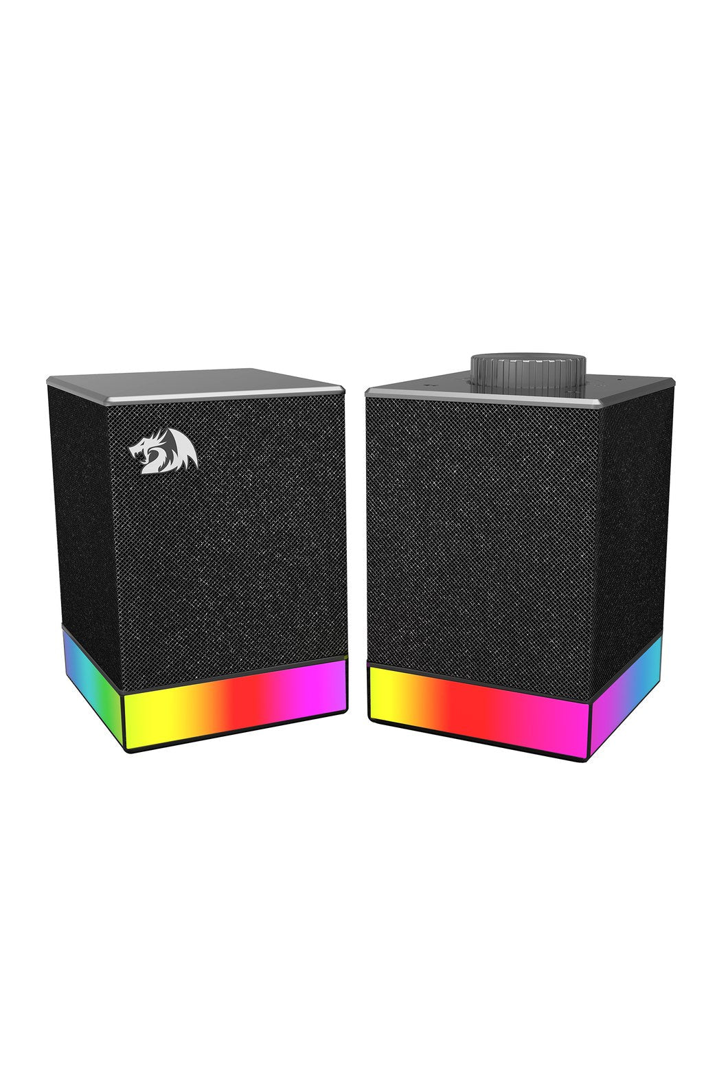 REDRAGON - Redragon GS517 Glyph Black Compact RGB Touch Control Desk Speaker - black