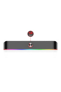 REDRAGON - Redragon GS560 Adiemus Black RGB Enhanced Bass Sound Bar Speaker - black