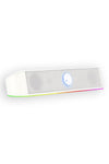 REDRAGON - Redragon GS560W Adiemus White Compact RGB Enhanced Bass Sound Bar Speaker - white