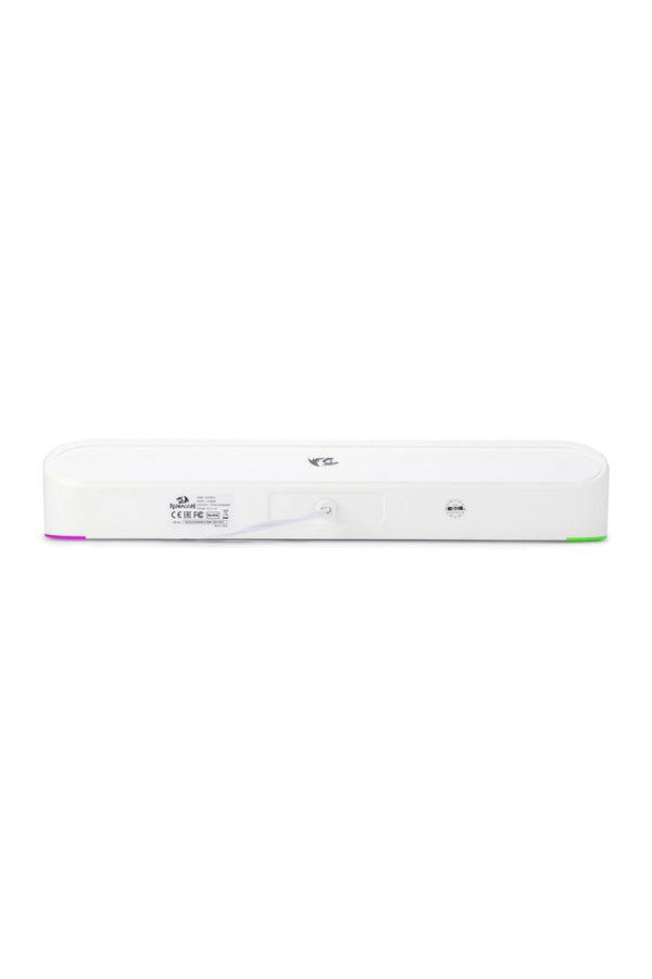 REDRAGON - Redragon GS560W Adiemus White Compact RGB Enhanced Bass Sound Bar Speaker - white
