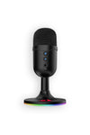 REDRAGON - Redragon GM303 Pulsar Black Compact RGB USB Studio Microphone - black