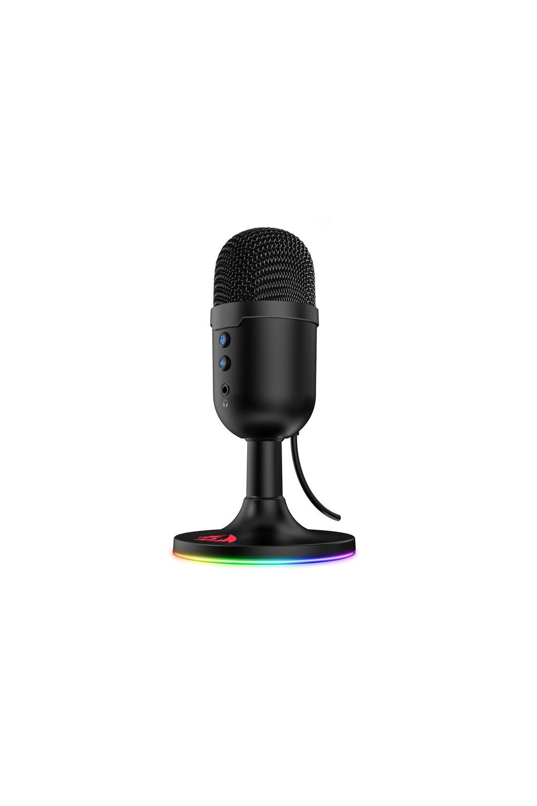 Redragon GM303 Pulsar Black Compact RGB USB Studio Microphone