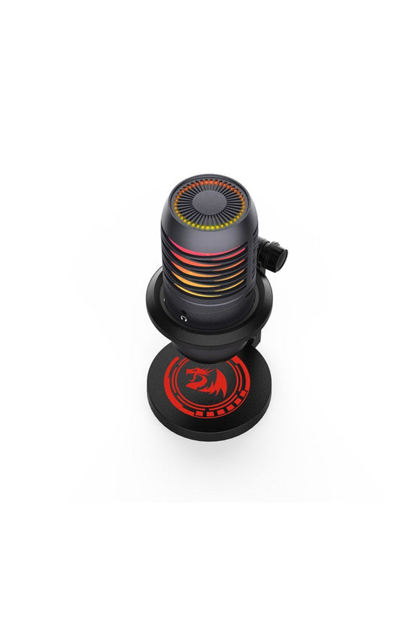 REDRAGON - Redragon GM211 Nebula Black RGB USB Cardioid Microphone - black