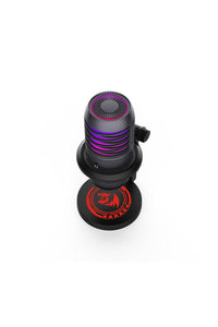 REDRAGON - Redragon GM211 Nebula Black RGB USB Cardioid Microphone - black